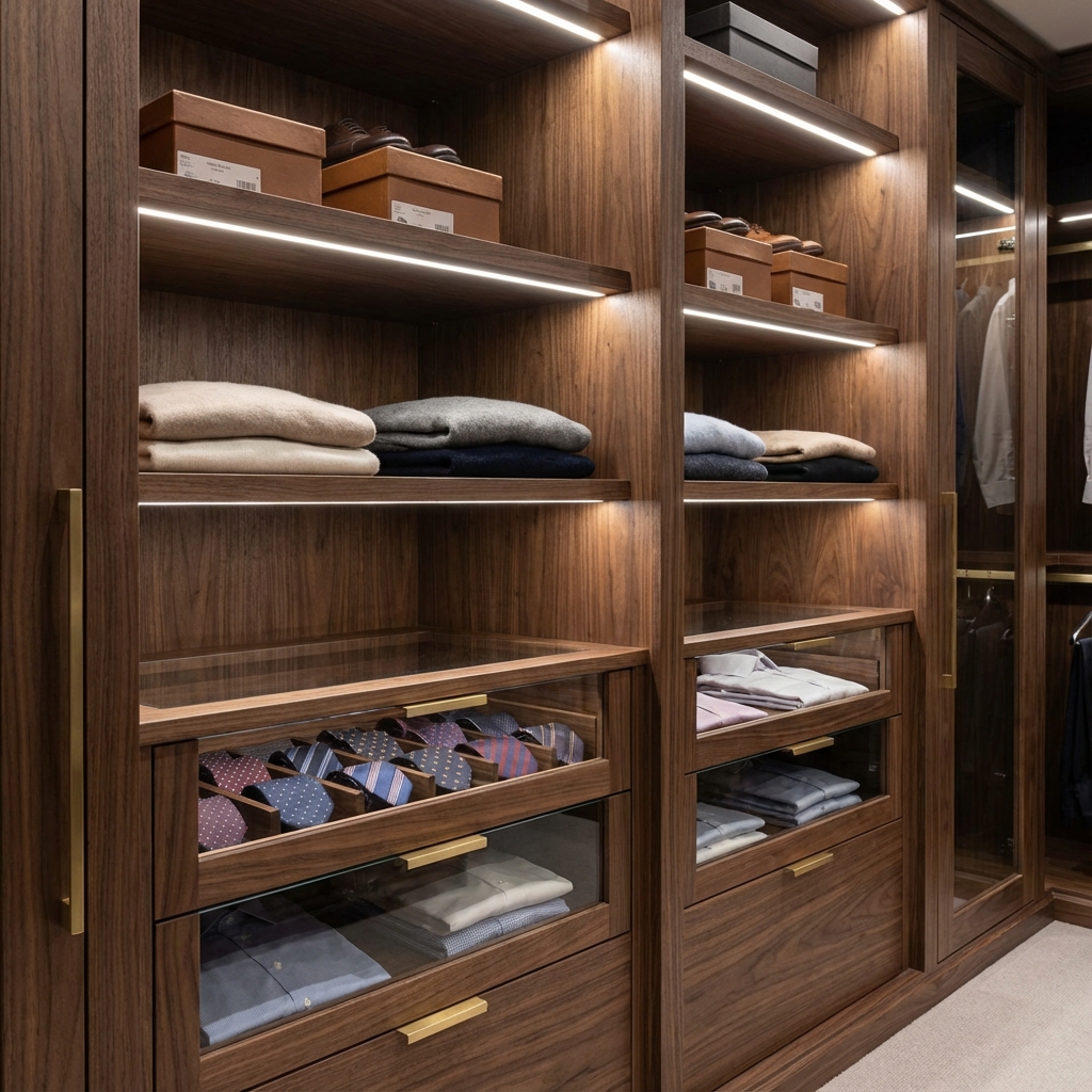 Walk-In Wardrobes Detail 1